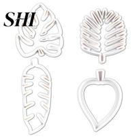 Baking Mold 4Pcs Cake Leaf Shape DIY Crafts Supplies Cookie Cutter Plastic Decorating Biscuits Cookies for Home balta