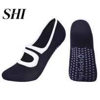 Women 1 Pair Yoga Socks Anti-friction Breathable Cotton Fashion Non-Slip Grips Ballet for juoda