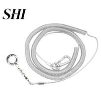 Bird Leash Parrot Easy to Use Stretchable Wear-resistant Elastic Detachable Towing Harness Lightweight Flying Training for Walk Pets Traction Rope 3 m 4