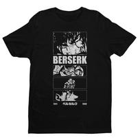 Anime Berserk Shirt, Anime Gym Shirt Black T Shirt Size S - 5XL Unisex T-Shirt S įvairiaspalvis