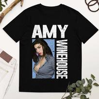 Sexy Amy Winehouse T-shirt Cotton For Men Women All Sizes Unisex T-Shirt S įvairiaspalvis