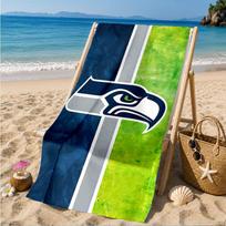 Seahawks Team Spirit Beach Towel, Quick-drying, Easy to Care for, Suitable for Both Fitness and Beach Vacations,Sports Essential 70cmx140cm(27x55inch)