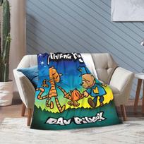 Animacinis šuo žmogus pledai Anime Petey katė pliušiniai metami pledai lėktuvo kelionės asmeniniai lengvi lovatiesės 75X95CM