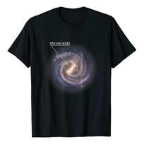 Camiseta Milky Way Galaxy You Are Here S įvairiaspalvis