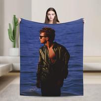 Luis Miguel pliušinis pledas Vaikams Flanelinis pledas sofai, foteliui Super minkštas Individualus DIY kokybės lovatiesės dovanų 75X95CM