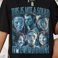 Oversized Avatar T Shirt, Pandora National Park Shirt, Animal Kingdom T-shirt, Pandora T Shirt, The Way of Water Tee Jake Sully and Neytiri| 2XL
