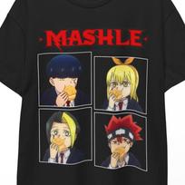 Mashle Magic and Muscles Anime Shirt Mash Burnedead Muscle Power Tee, Cream Puff Comedy Gift for Otaku Fans Anime Streetwear Aesthetic Tee S