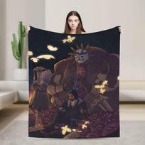 Clair Obscur Expedition 33 Esquie Blanket Video Game Wool Funny Warm Throw Blankets for Home Restaurant Spring/Autumn Car Size: 75*100cm, Weight: 230 GSM