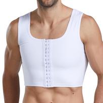 Men's Chest Vest Sweat Chest Bandage Tight-fitting Underwear Body Shaper Corset Support Belt Chest Compression Correct Posture XXL juoda