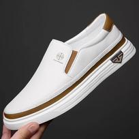Men's Slip-on Soft Sole Fashion Sports Casual Shoes 38 balta