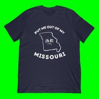 Missouri T-Shirt | Funny Pun Shirt, Sad State Graphic Apparel S