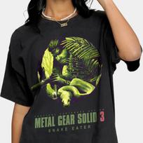 Metal Gear Solid Art T shirt, Unisex Metal Gear Tees, Funny Metal Gear Shirt, Gift Idea Shirt, Retro Vintage Apparel, Short-Sleeve Top Tees 3XL