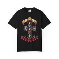 Guns N Roses Cross Graphic T shirt | Band Logo Rock Tee S