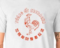 Sriracha Logo T-Shirt Hot Sauce Unisex Uneek T-Shirt M
