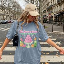 Stardew Valley Queen of Sauce Gamer T-Shirts T-shirts and Watermelon Merch Gifts Clothing Apparel For Bakers Foodies Confectionery Lovers M