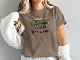 Pam's Bus Era T-Shirt, Stardew Valley Shirt, Cozy Gaming, Indie Video Game Shirt, Gamer Gift, Pixel Art, Stardew Merch Tee L