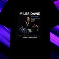 MlLE5 Shirt. Album. Blue. Coltrane. Thelonious. Sara vaughan. Billie Holiday. Chet Baker. Simone. Charlie Bird Parker. Dizzy, eric dolphy L