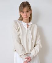 Laminez Light V-Neck Knit - Cream Cream/Free