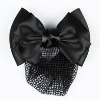 Girls Bowknot Hair Clip Hairgrips Net Bun Hair Cover Women Barrette Net Bun Crochet Net Bun Snood 07