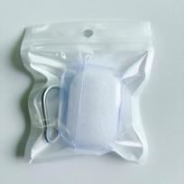 Transparent TPU Headphone Cases 2024 for AirPods 4 Case  Clear Soft Plastic Earphone Cases  With Metal Clip P24107-3&AirPods Pro 1 gryna