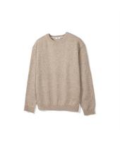 Notig Wool Blend Tweed Round Knit Beige_Okw2Swrl201I1 Beige/100