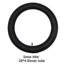 20x4.0 Snowmobile & ATV Inner Tube Wide Black Rubber Replacement Tube For Fat Tire Bicycles Off-Road ATVs Bike Accessories 20x4.0 inch