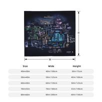 Hollow Knight Silksong Blanket Flannel Autumn/Winter Multifunction Super Warm Throw Blankets for Bedding Bedroom Bedding Throws Size: 75*100cm, Weight: 230 GSM