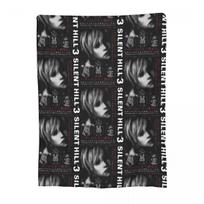 Silent Hill 3 Blankets Coral Fleece Plush Spring/Autumn Breathable Lightweight Thin Throw Blankets for Home Outdoor Quilt Size: 75*100cm, Weight: 230 GSM