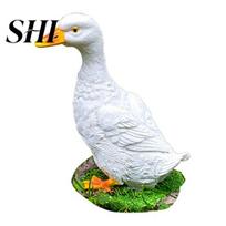 Duck Statue Decorative Simulated Anti-fade Long Lasting Fountain Landscaping for Yard