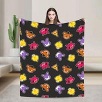 FNAFS At Freddys Flannel Blanket  Soft Warm Throw for Couch Chair Bed  Cozy Decorative Plush Sofa Cover Blanket 75X95CM