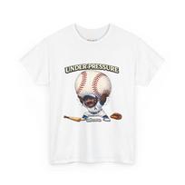 Under Pressure Gorilla Shirt Funny Baseball Monkey Tee, Struggling but Strong Graphic T-Shirt S