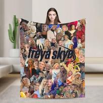 Freya Skye Antklodė Kokybiška Super Šilta Mesti Antklodę Žieminė Dekoratyvinė Sofa Lova Estetiškas Patalynė 75X95CM