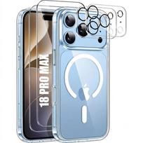 Coque pour iPhone 18 Pro Max, Antichoc avec Cercle Magnétique - 2 Verres Trempés - 2 Protection Caméra