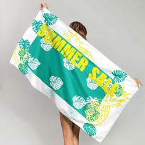 Vintage Sunset Palm Tree Beach Towel Lightweight Fast Drying Sandproof Towel For Outdoor Travel Swimming Holiday 50x100cm