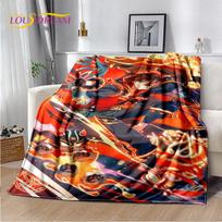 Genshin Impact Cartoon Character Soft Throw Blanket for Bedroom Sofa Picnic Perfect Child Gift Size: 75*100cm, Weight: 230 GSM