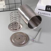 Stainless Steel Meat Steaming Pot with Thermometer Standard