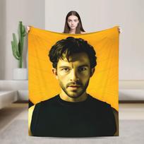 Jonathan Bailey Retro Plush Blanket Boy Girl Flannel Throw Blanket For Living Room Warm Design Quality Bedspread Birthday Gift Size: 75*100cm, Weight: 230 GSM