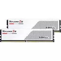 G.Skill Ripjaws S5 96GB (2x 48GB) DDR5-6000 MHz atminties rinkinys, baltas, F5-6000J3036F48GX2-RS5W, INTEL XMP