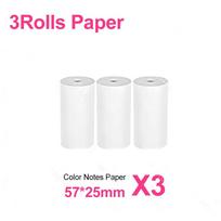 57x25MM Thermal Paper Rolls Sticker Labels For Mini Printer Kids Camera Instant Print Adhesive Printing Paper Replacement