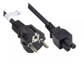 Maitinimo kabelis Good Connections P0005-S018, Schuko CEE 7/7 į C5, 1,8 m, juodas