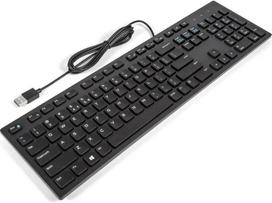 Laidinė USB multimedijos klaviatūra Dell KB216 — 104 klavišai, standartinis išdėstymas