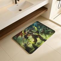 W-World of W-Warcraft Game Door Mat Kids Room Bedroom Decoration Balcony Anti-Slip Doormat Living Room Doormat Area Rug 40x60cm