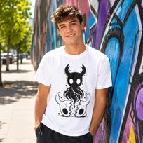 The Knight Shirt Hollow Knight Gamer Tee Hollownest Dark Fantasy Shade Shirt Black Ink Gaming T-Shirt Unisex Bella Canvas Gift L