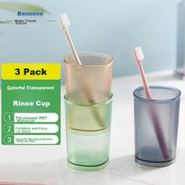 Banzheni Toiletry Cup Toothbrush Mouthwash Cup Travel Portable Set for Home Use, Men's Children Couples Large Capacity Toiletries