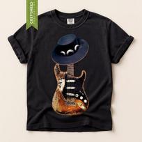 Comfort Colors® Stevie Ray SRV T-Shirt, Vaughan No. 1 Guitar Tee, Blues Music Gift 4XL