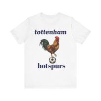 Tottenham Hotspur Cockerel Parody T-Shirt, Soccer Fan Humor Tee S
