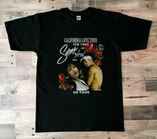Best Popular Shirt Selena 2PAC California Tour 1995 Gildan Size S to 2XL Unisex Best Tshirt S