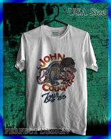 Best Popular Shirt 80s John Cougar Mellenchamp Lonesome Jubilee Black Rock Size S to 2XL Unisex Best Tshirt L