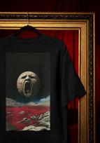 Dark Fantasy Screaming Moon T-Shirt - Cosmic Horror Graphic Comfort Colors® L