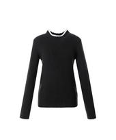 Sup Color Block Knit Pullover (Sa2Lk30) Black(39)/Fff